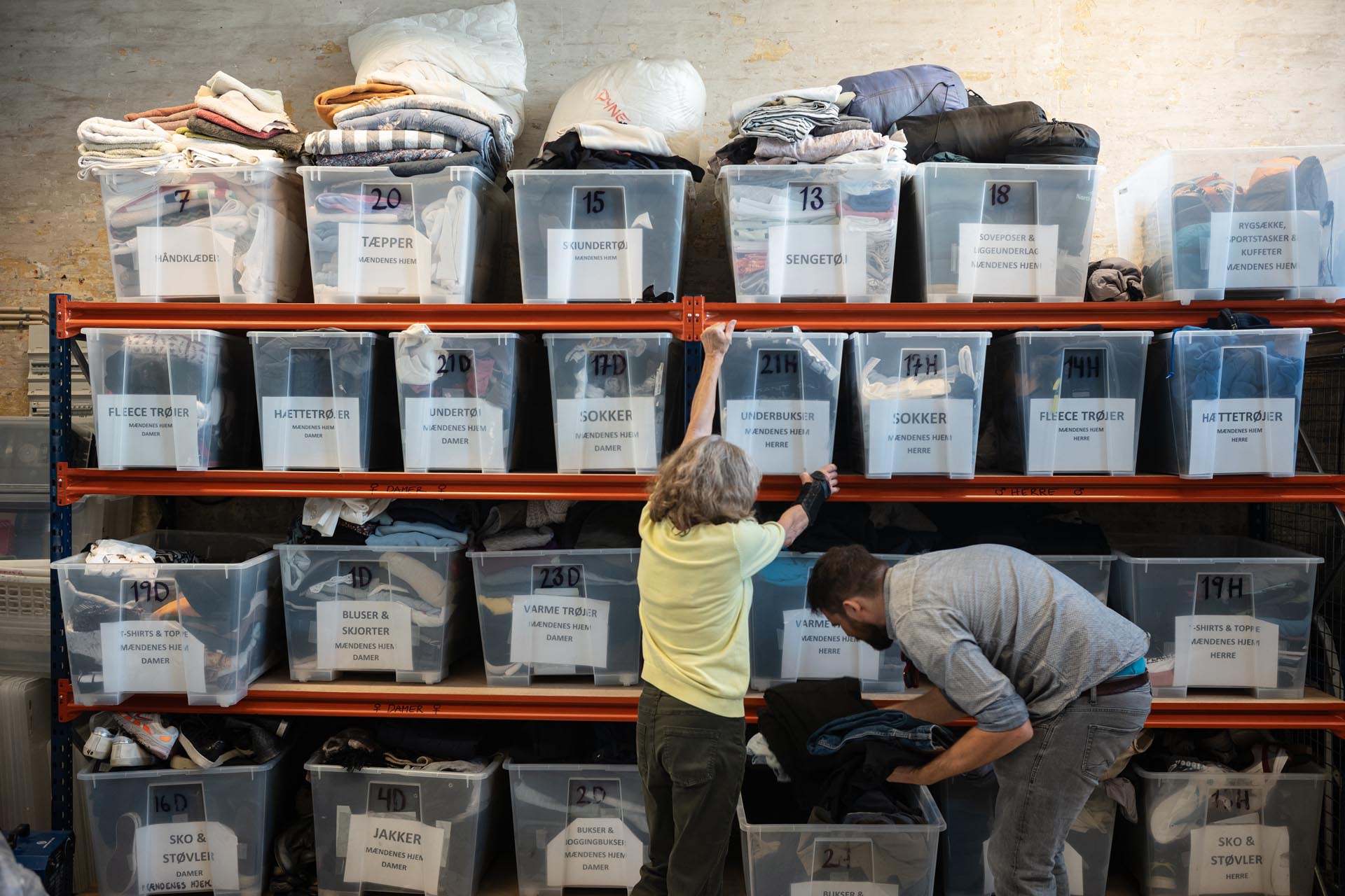 Tøjprojektet hos Mændenes Hjem