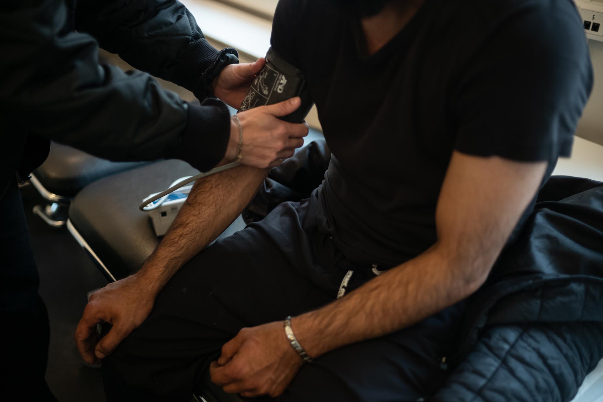 Sundhedstjek hos Mændenes Hjem til socialt udsatte